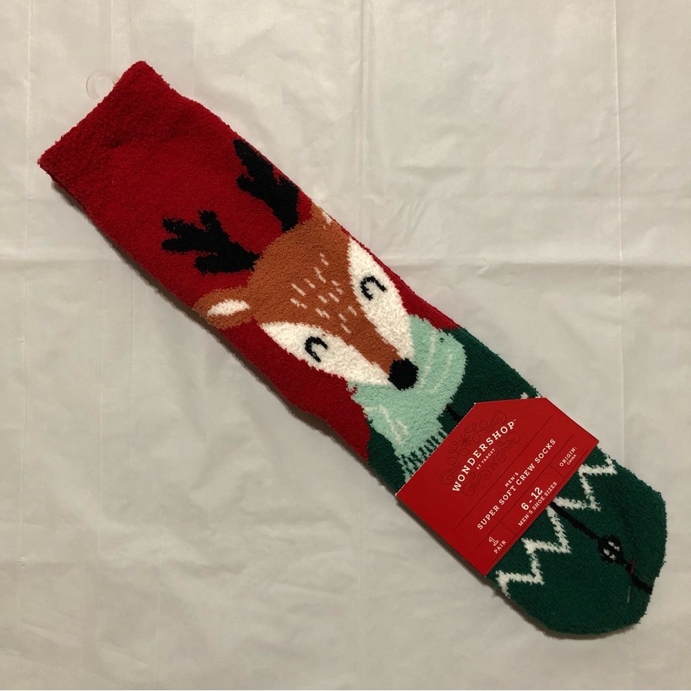 NWT Wondershop Men’s Super Soft Crew Socks  1 Pair  size 6 - 12